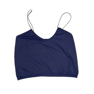 URBAN OUTFITTERS blue crop top cami - size small